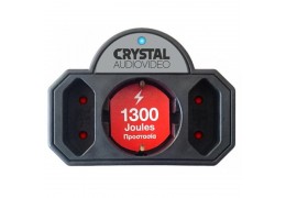 Crystal Audio CP21-1300-70 Μαύρο Πολύπριζο Aσφαλείας 1300J/70dB