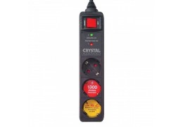 Crystal Audio CP3-1300-70 Πολύπριζο Ασφαλείας 3 Θέσεων 