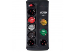 Crystal Audio CP8-1300-70 Πολύπριζο Ασφαλείας 8 Θέσεων (381021)