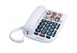 Alcatel TMAX10 Ενσύρματο τηλέφωνο με 6 μεγάλα πλήκτρα άμεσης κλήσης Λευκό (010025)