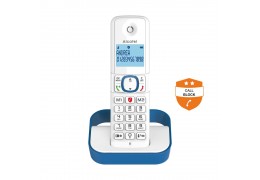 Alcatel F860 EU Blue Ασύρματο τηλέφωvο με δυνατότητα αποκλεισμού κλήσεων (010050)