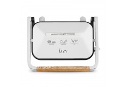 Izzy IZ-2013 Wood Λευκή Σαντουιτσιέρα Panini Τοστιέρα (224145)