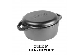 Lodge LC6DD Μαντεμένιο Διπλό Σκεύος Chef Collection 5.67Lt