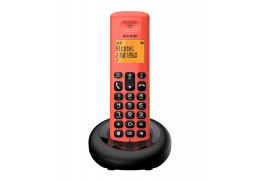 Alcatel E160 EWE κόκκινο Ασύρματο τηλέφωνο με δυνατότητα αποκλεισμού κλήσεων (010059)