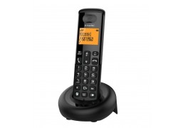 Alcatel E160 EWE μαύρο Ασύρματο τηλέφωνο με δυνατότητα αποκλεισμού κλήσεων (010056)