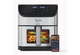 Izzy IZ-8229 Digital Φριτέζα Αέρος Inox XL 8Lt WiFI με Παράθυρο (224317)