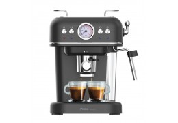Primo PREM-40444 Μηχανή Καφέ Espresso Eco 20Bar 3σε1 Αναλογικό καντράν θερμοκρασίας Μαύρη-Chrome (400444)
