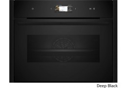 Neff C29FS3AY0 Deep Black Εντοιχιζόμενος Φούρνος Compact NFS45E2D0 (C29FS3AY0 + Z9045DY0)
