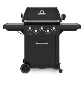 Broil King ΣΕΤ Signet 390 Shadow 390 Ψησταριά Υγραερίου (9468-83SDW) + 18673 Πλευρικός Καυστήρας