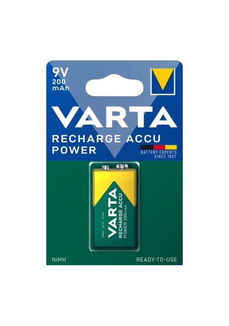 VARTA ΕΠΑΝΑΦΟΡΤΙΖΟΜΕΝΗ 9V 200mAh (12825)
