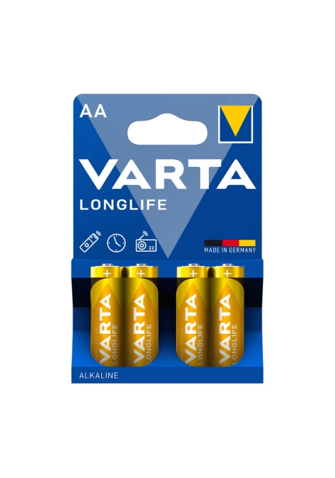 VARTA 4106 συσκ. 4 AΛΚΑΛΙΚΗ LONGLIFE AA (120301)