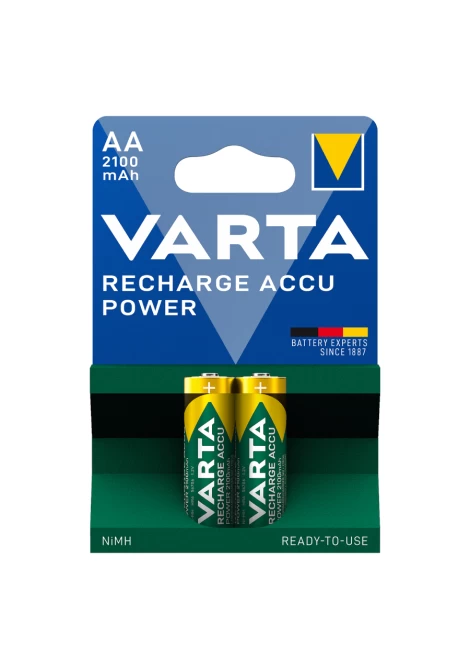 VARTA ΕΠΑΝΑΦΟΡΤΙΖΟΜΕΝΗ 2100mAp συσκ.2 AA (12841)