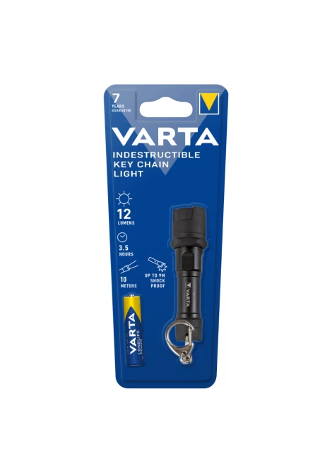 VARTA Φακός Μπρελόκ Indestructible Key Chain Light + 1xAAA (123466)