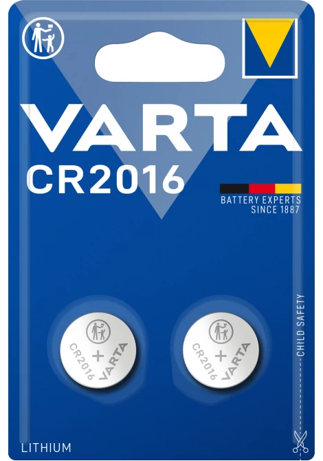 VARTA CR2016 συσκ.2  ΛΙΘΙΟΥ (127700)
