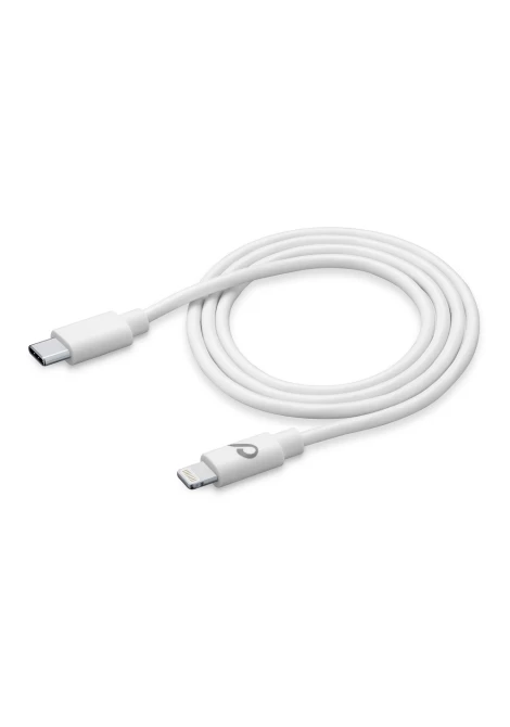 CELLULAR LINE 347849 USB Καλώδιο Συγχρονισμού και Φόρτισης Apple (1m) Λευκό (49163)