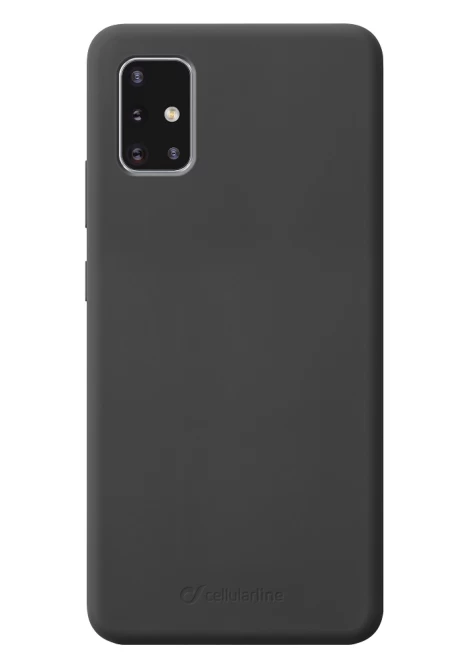 CELLULAR LINE 372926 Sensation Θήκη Κινητού Σιλικόνης Back Cover για Samsung Galaxy A51 Μαύρη (49355)