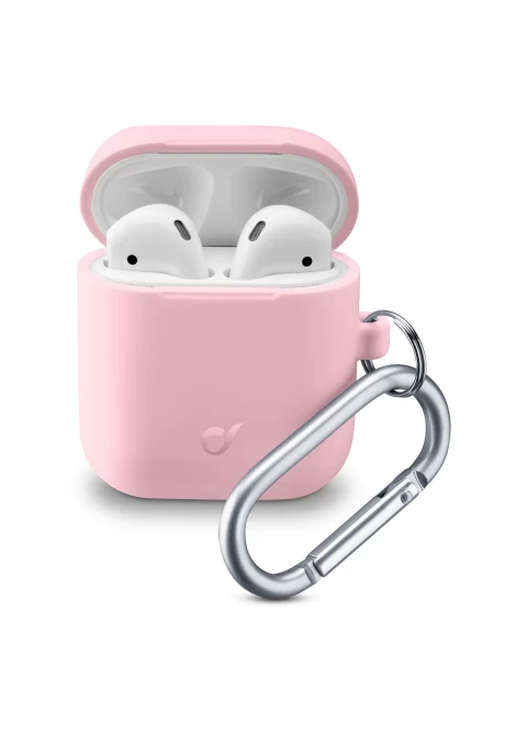 CELLULAR LINE 355790 Θήκη Σιλικόνης Bounce για AirPods 1/2 Ροζ (49119)