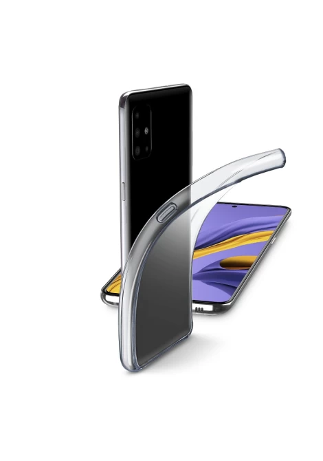 CELLULAR LINE 372438 Fine Θήκη Κινητού Σιλικόνης Back Cover για Samsung Α51 Διαφανής (49350)