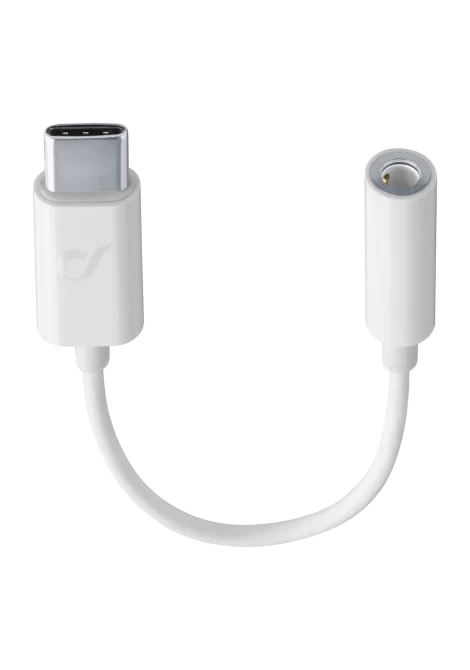 CELLULAR LINE 351518 Μετατροπέας 3,5mm σε Type-C Λευκό (49209)