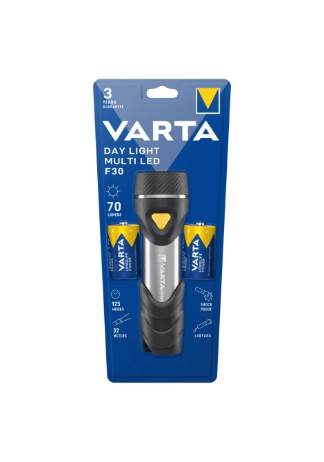 VARTA Φακός Day Light Multi LED F30 + 2xD (123491)