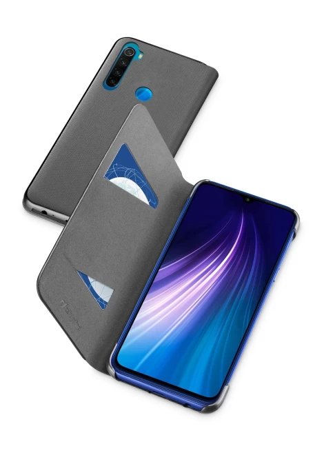 CELLULAR LINE 373558 Θήκη Κινητού Book για Xiaomi Redmi 8T Μαύρη (49415)