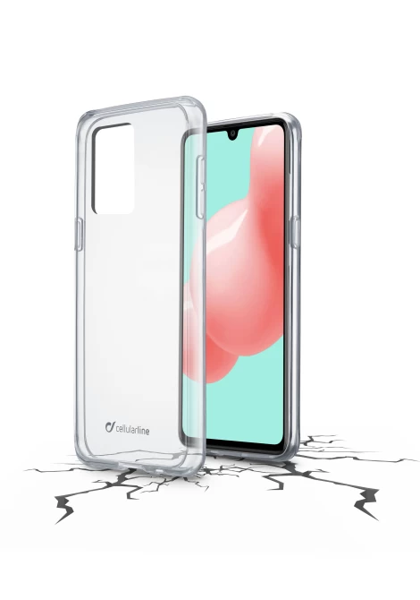 CELLULAR LINE 379642 Clear Duo Θήκη Κινητού Σκληρής Σιλικόνης Back Cover για Samsung Galaxy A41 Διαφανής (49430)