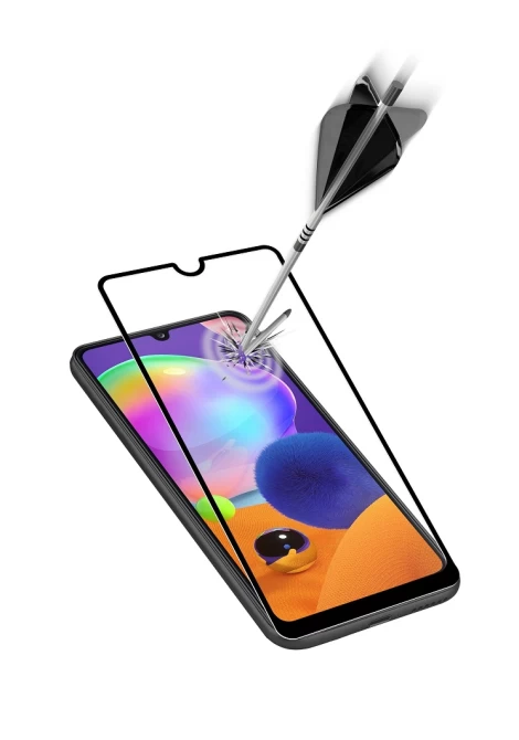 CELLULAR LINE 385537 Γυαλί Προστασίας Οθόνης για Samsung Galaxy A31 Μαύρη (49470)