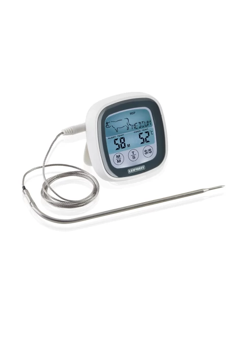 LEIFHEIT 3223 BBQ Ψηφιακό Θερμόμετρο Μαγειρικής με Οθόνη με Ακίδα (82-3223)