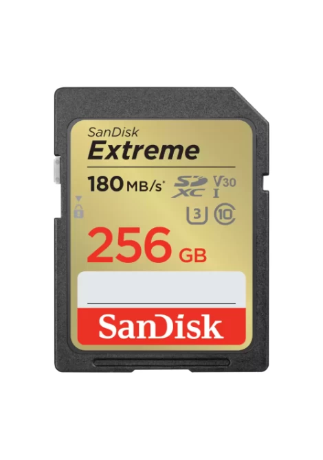 SanDisk Extreme 256GB SDXC UHS-I + 1 year RescuePRO Deluxe (531679)