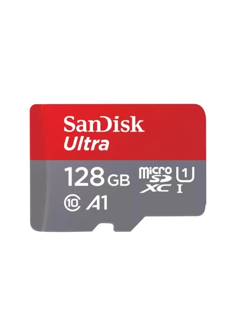 SanDisk SDSQUAB-128G-GN6MA Ultra microSDXC 128GB + SD Adapter 140MB/s  A1 Class 10 UHS-I (532616)