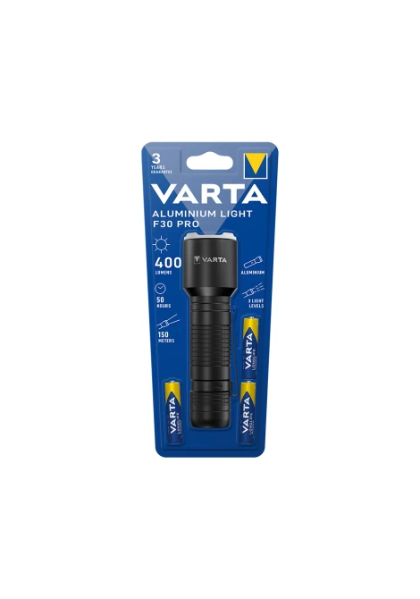 VARTA Φακός LED Aluminium Light F30 + 3xAAA (123506)