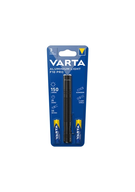 VARTA Φακός LED Aluminium Light F10 + 2xAAA (123507)