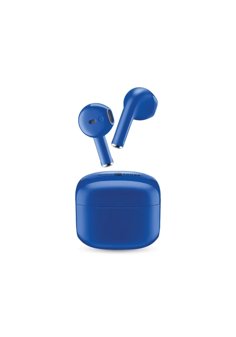 CELLULAR LINE 454769 Swag Bluetooth Ακουστικά TWS με Θήκη Φόρτισης Μπλε (490546)