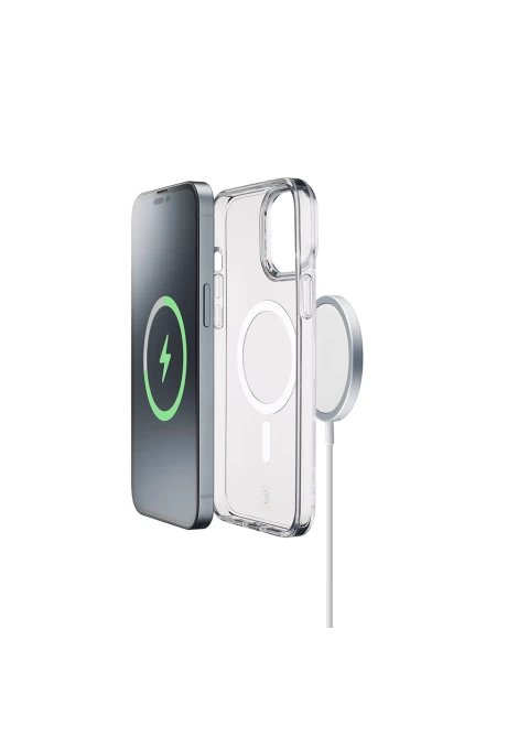 CELLULAR LINE 466526 Θήκη Κινητού Magsafe Σκληρής Σιλικόνης για iPhone 15 Pro Max Διαφανής (490622)