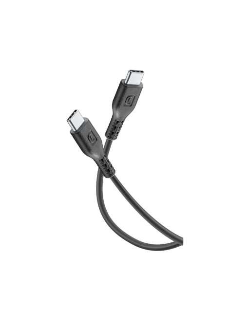 CELLULAR LINE 428241 USB Καλώδιο Συγχρονισμού και Φόρτισης Type-C (1,2m) Μαύρο (490281)
