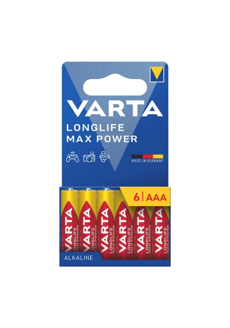 VARTA 4703101746 Longlife Max Power 6 AAA (127013)