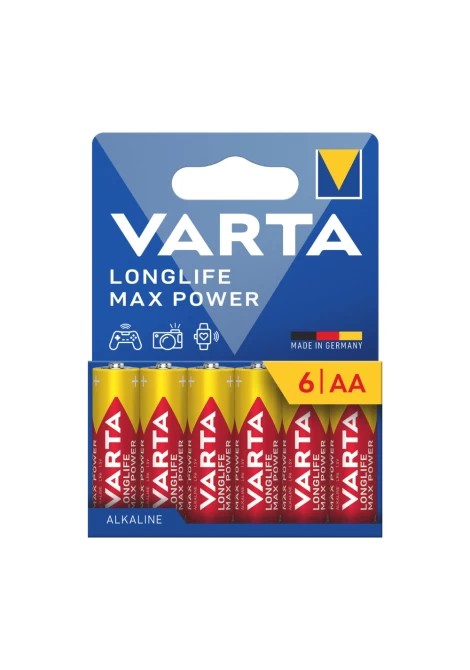VARTA 4706101746 Longlife Max Power 6 AA (127014)