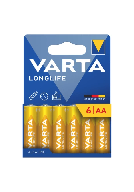 VARTA 4106 συσκ.6 Αλκαλική Longlife AA (120341)