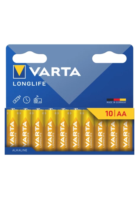 VARTA 4106 συσ. 10 ΑΛΚΑΛΙΚΗ LONGLIFE AA (120343)