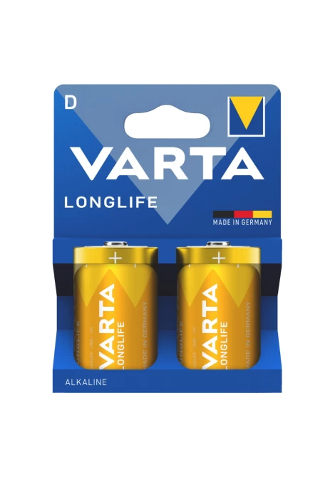 VARTA 4114 συσκ. 2 ΑΛΚΑΛΙΚΗ LONGLIFE D (120349)