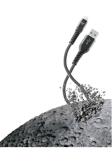 CELLULAR LINE 312397 USB Extreme Καλώδιο Συγχρονισμού και Φόρτισης Lightning για Apple (1,2m) Μαύρο (49166)