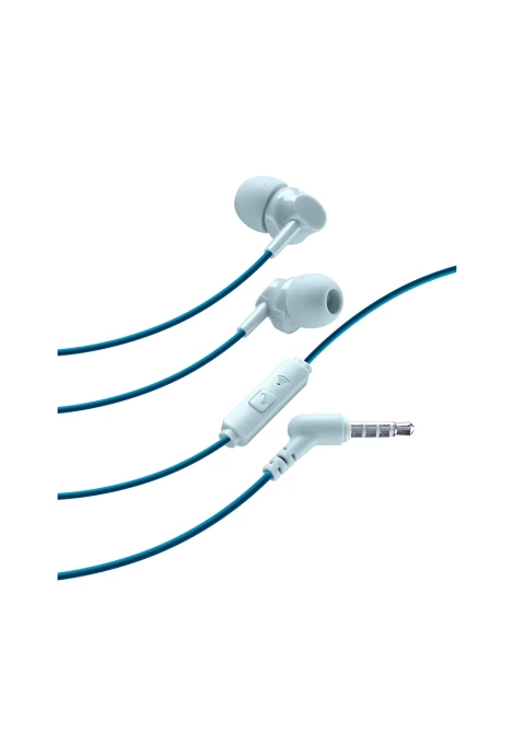 CELLULAR LINE Handsfree Ακουστικά Style Color με βύσμα 3,5mm Μπλε (490370)