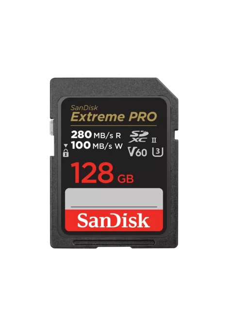 SanDisk Extreme PRO 128GB SDXC UHS-II + 2 years RescuePRO Deluxe (533692)