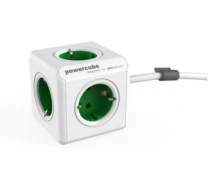 ALLOCACOC PowerCube Extended Πράσινο Πολύμπριζο (1306GN/DEEXPC)