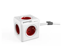 ALLOCACOC PowerCube Extended Κόκκινο Πολύμπριζο (1306RD/DEEXPC)