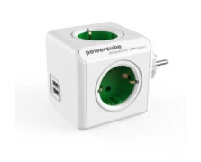 ALLOCACOC PowerCube Original USB Πράσινο Πολύμπριζο (1202GN/DEOUPC)