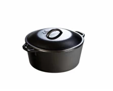 Lodge L8DOL3 Μαντεμένιο Dutch Oven 4,73 lt με μαντεμένιο καπάκι