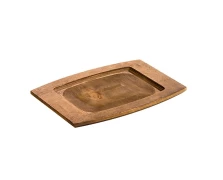 Lodge UCPU Ορθογώνια Ξύλινη Βάση, ιδανική για τη μαντεμένια πλάκα LSCP3 