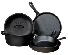 Lodge L5HS3 ΣΕΤ Μαντεμένιων Σκευών Lodge (5τμχ)