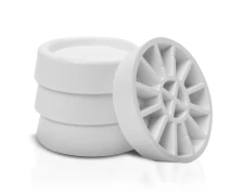 Roller 00671 Αντικραδασμικά Πέλματα για πλυντήριο και στεγνωτήριο Λευκά